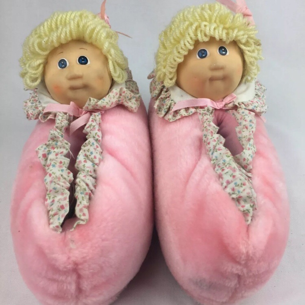 Vintage Cabbage Patch Kids House Slippers